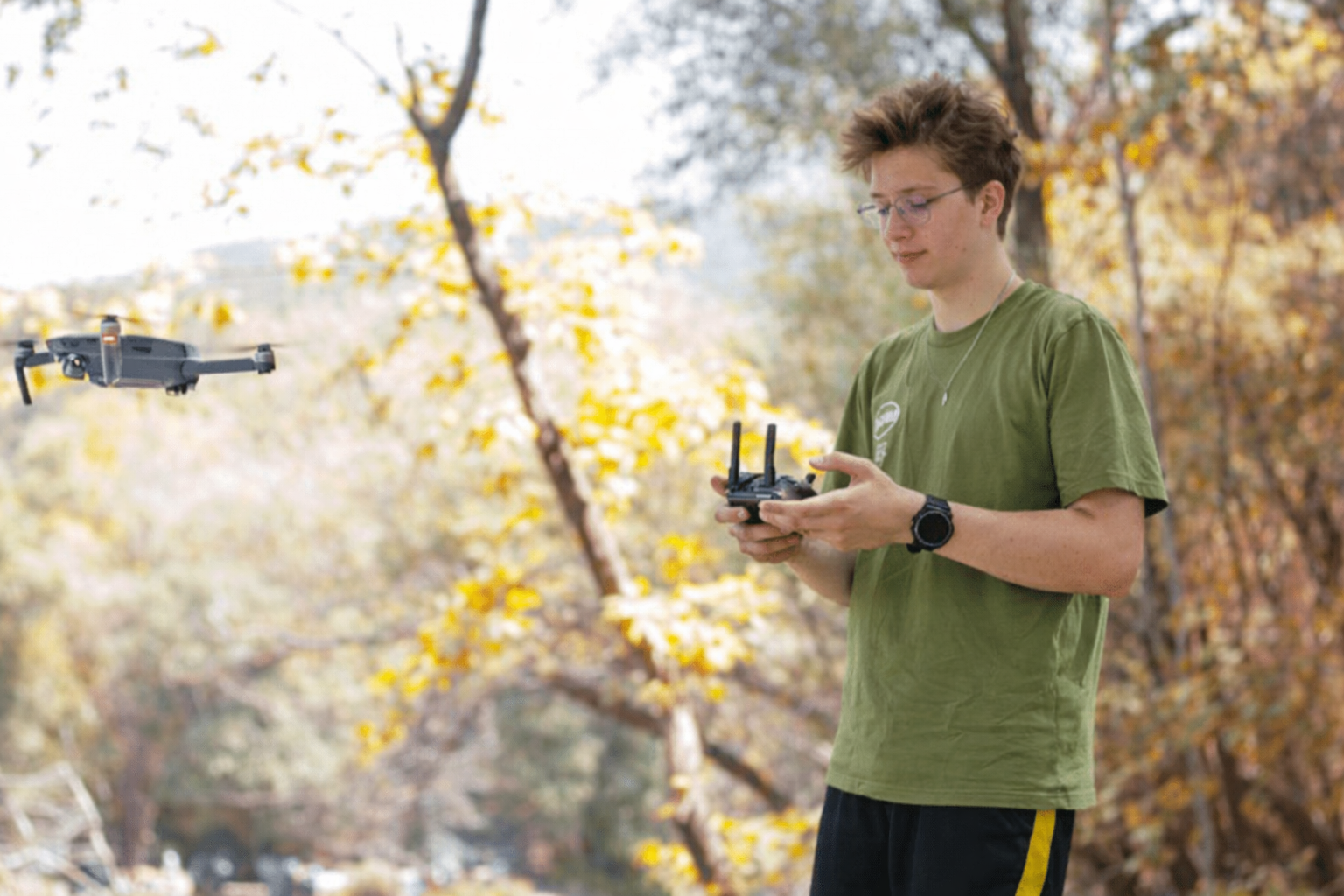 Filmagens com drone e edição de vídeos